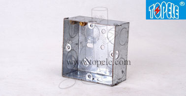 Pré - boîte électrique en acier galvanisée des BS de norme britannique de boîtes et de couvertures pour des commutateurs